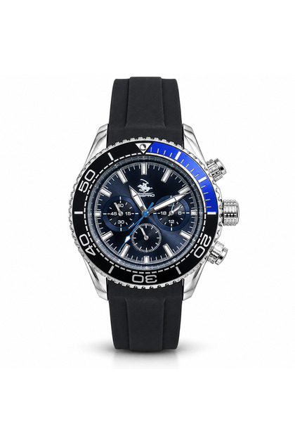 Sporty Silicone Strap Men's Wristwatch (Fits All Wrists)