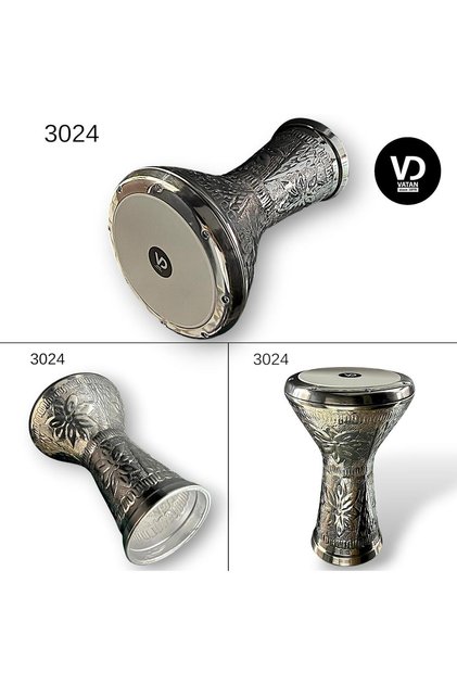 Profesyonel Mısır Model Çömlek Darbuka Kabartma Motif İşlemeli Sahne Ve Solo Tipi (Pratik Darbuka Askı Hediyeli)