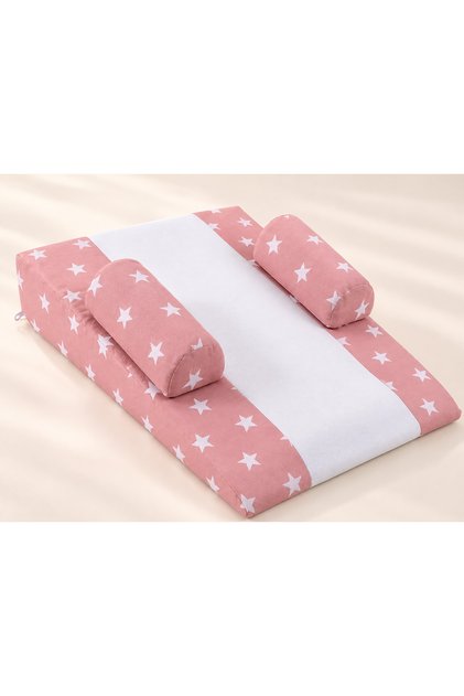 Baby Bed, Washable Pillow Cover Starry Pink