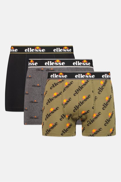 Men 3 Pieces Brand Logo Boxers, Multicolor