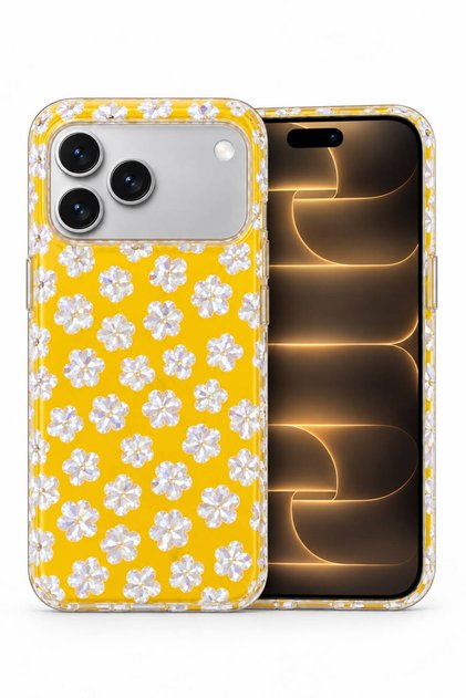 iPhone 18 Pro Compatible Floral Pattern Case Back Cover