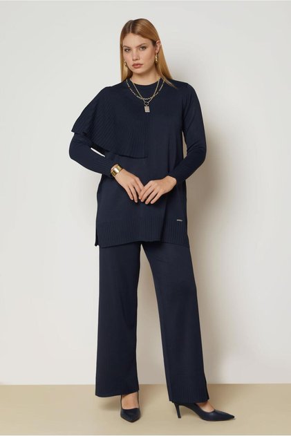 Tricot Suit with Cape Detail 46963