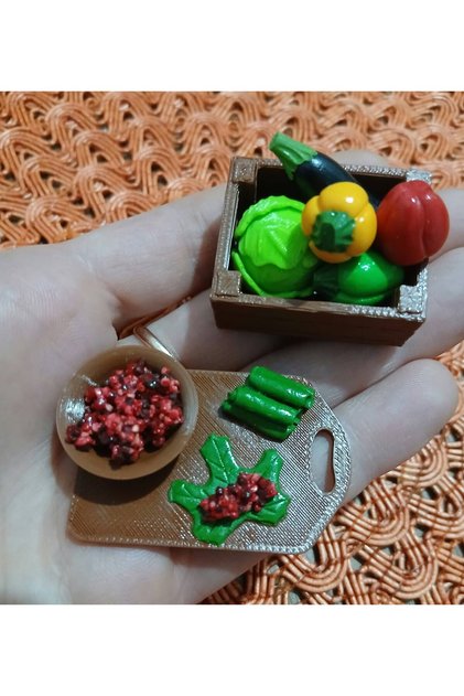 El yapımı minyatür set