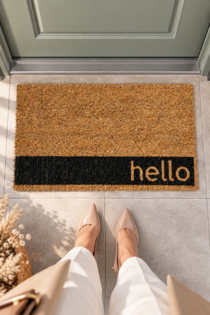 Coco Paspas Coconut Fiber Door Mat Bristle Door Mat 40X60