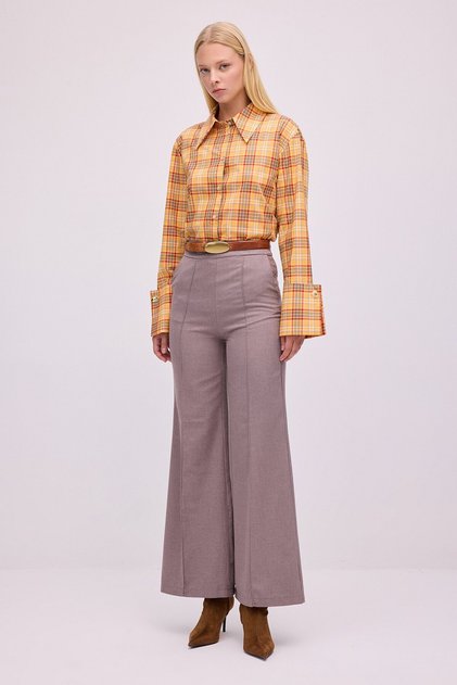Ribbed High Waist Pants