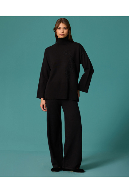 Oversize Balıkçı Yaka Triko