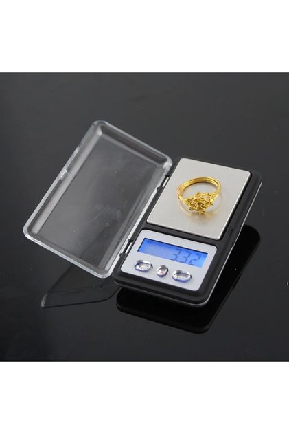 Cântar digital de precizie pentru bijuterii, set, multicolor, 75x42x15mm, 200g/0.01g - Deals Reall