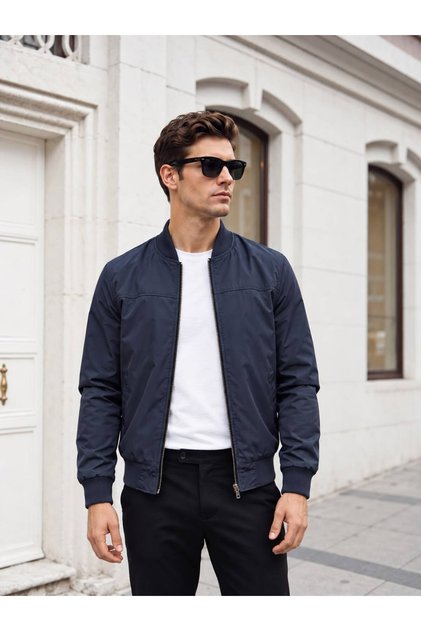 Su Geçirmez Mevsimlik Basic Bomber Ceket