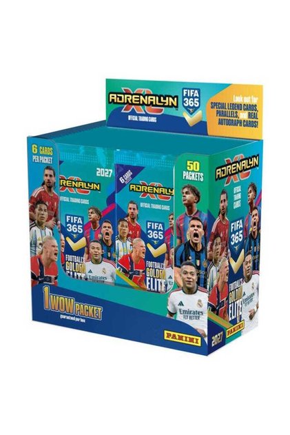 Fifa 365 Adrenalyn XL 2027 Football Card 50-Piece Sealed Box 300 Cards