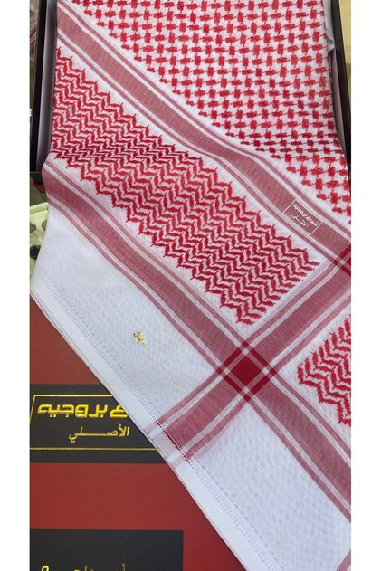 شماغ بروجيه كلاسيك أحمر