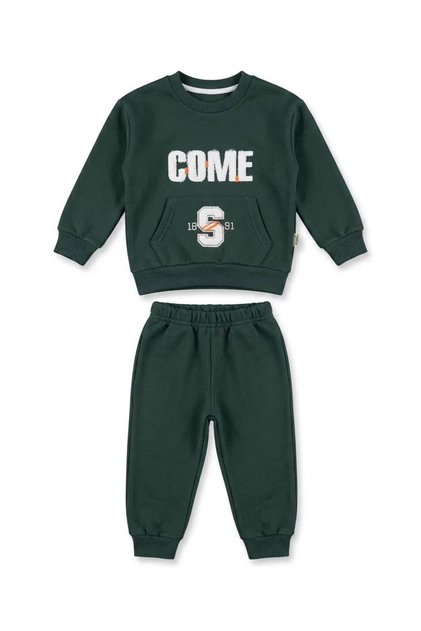 Come S Embroidered Baby Boy Set 3 Threaded 100% Cotton 6-9-12-18-24 Months Top and Bottom 2-Piece Baby Boy Set Winter Baby Set