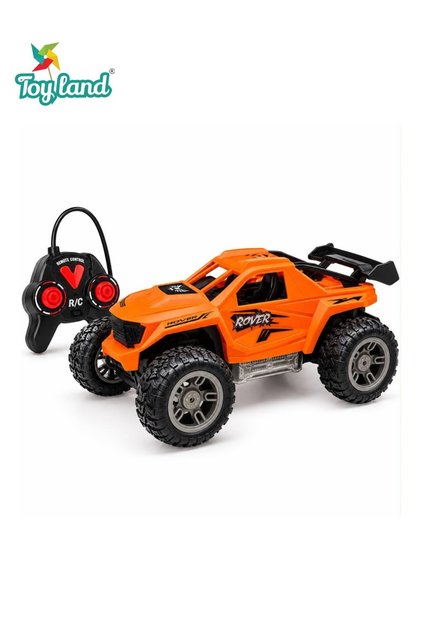 1:16 Scale RC Off Road Racing Pickup Truck Toy for Kids, Remote Control Monster Truck with LED Lights, Rugged Wheels, All Terrain Adventure Vehicle, Racing Car Toy, Ages 3+
