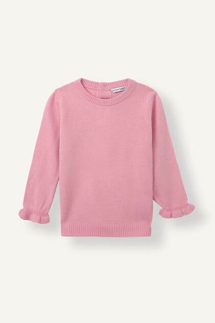 Oversize Crew Neck Drop Shoulder Basic Knitwear Sweater H8470A526Au