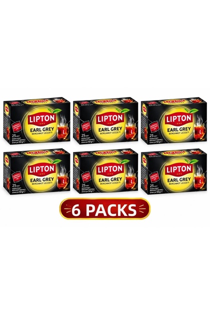Earl Grey Cups Bags 25 Pack 50Gr X6 Pieces