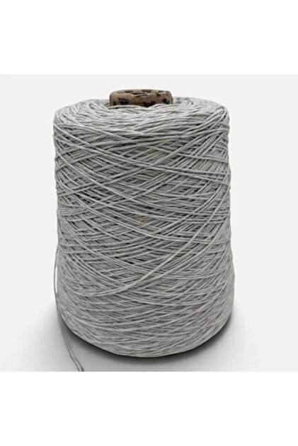 (500 Gr) Cotton Hand Knitting Yarn/Motif Yarn/Punch/Tv Blanket/Pique/Curtain-Ice Gray