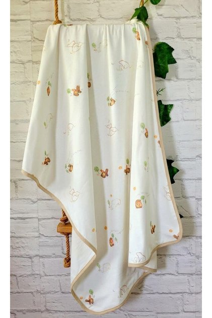 Outlet/ Single-Layer Combed Cotton Swaddle Blanket for Girls and Boys Newborns/Baby /Koca Ayi