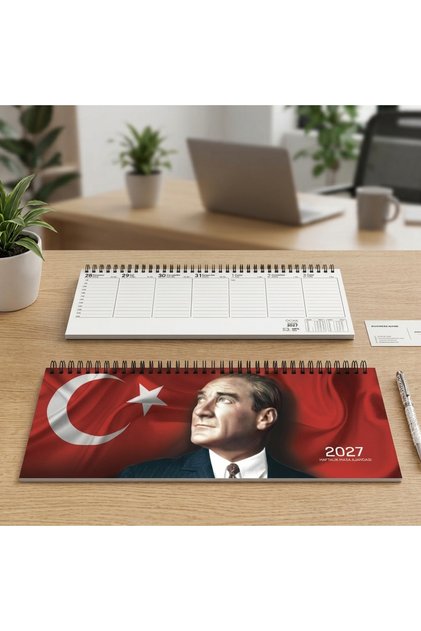 Keskin 2027-Aj-66 16*33,5 Spr.Weekly Desk Agenda-Atatürk