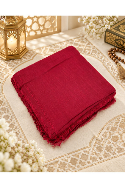 10 Pieces of Bordo Flamed Coverlets (Hajj, Umrah, Dowry, Gift)