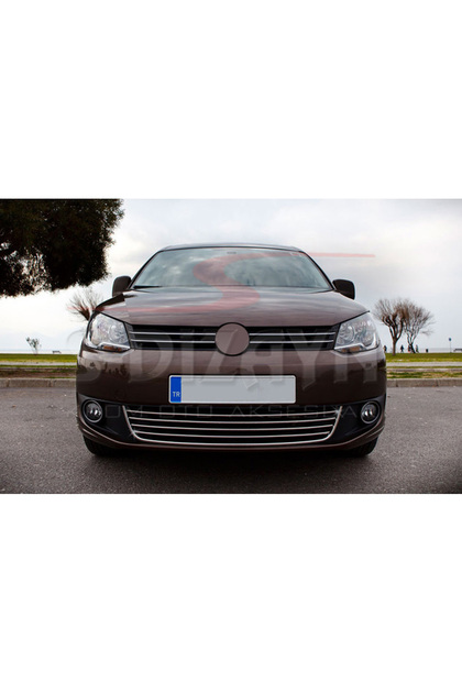 S-Dizayn VW Caddy Krom Ön Tampon Çıtası Comfortline 5 Prç 2010-2015 7604194