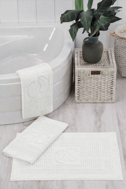 Lina Foot Towel (50X70 cm) Cream