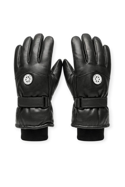 XL Wide Fit Thick Fur Lined Winter Snow Ski Motorcycle Cycling Outdoor Gloves