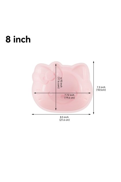 8 inch HelloKitty Silicone Round Cake Baking Mould, 4/6/8inch CHEFMADE Cake Pan for Cakes, Cheesecak