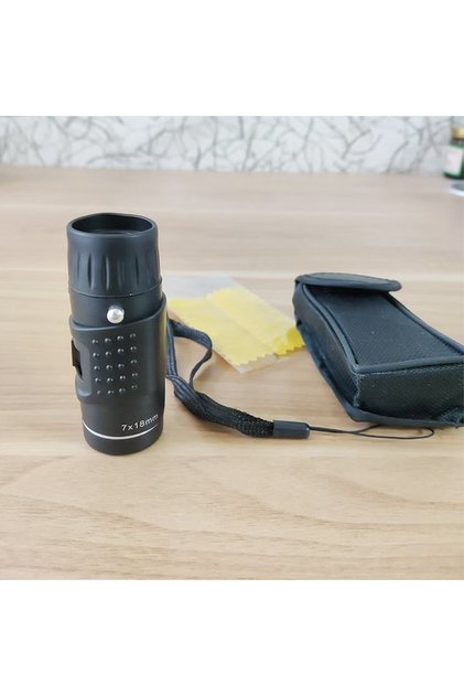 7X18 HD Mini Monocular Telescope 7X18 Fully Coated Optics Bak4 Pocket Concert Spotting Scope Long Ra