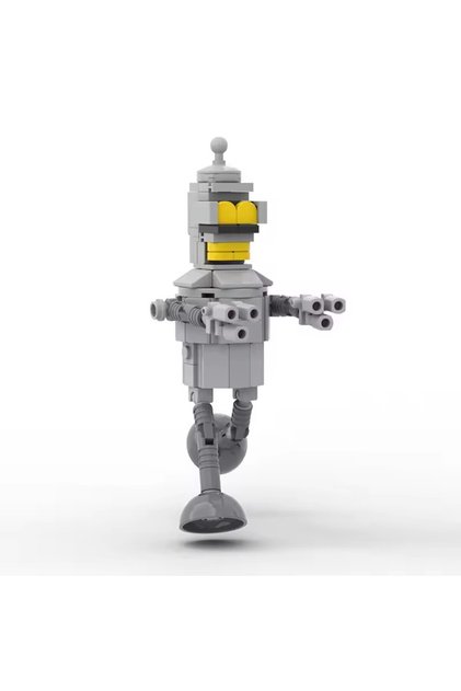 114PCS Classic Cartoon Movie MOC Core Character Robots Bendered Model Action Figure Building Blocks