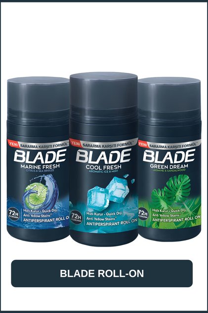Erkek Roll On Tanışma Seti 3x50 Ml (Marine,Green,Cool) Leke Bırakmaz