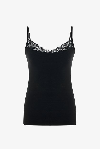 Siyah Cashmere Blend Thin Strap Atlet