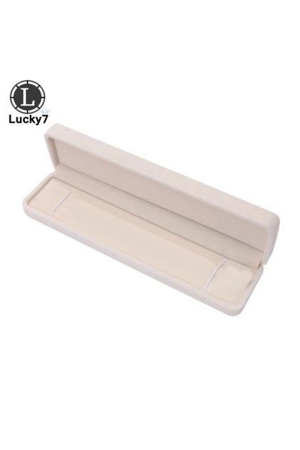 Beige Necklace Box Beige Velvet Jewelry Display Case Luxury Wedding Ring Earrings Necklace Bracelet