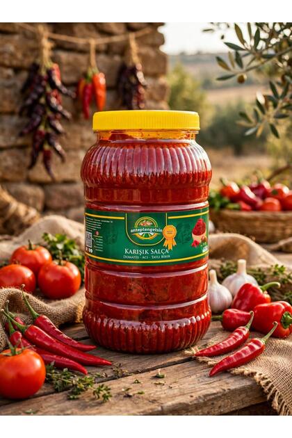Karışık Salça (Domates ,Tatlı, Acı) 2 Kg Yeni Mahsul 2026