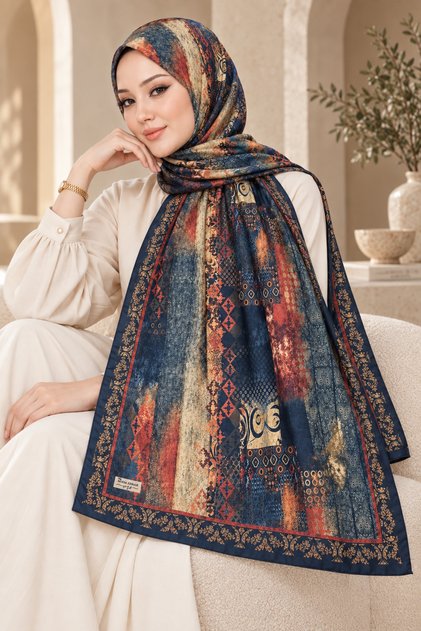 Patterned Soft Shawl - 017