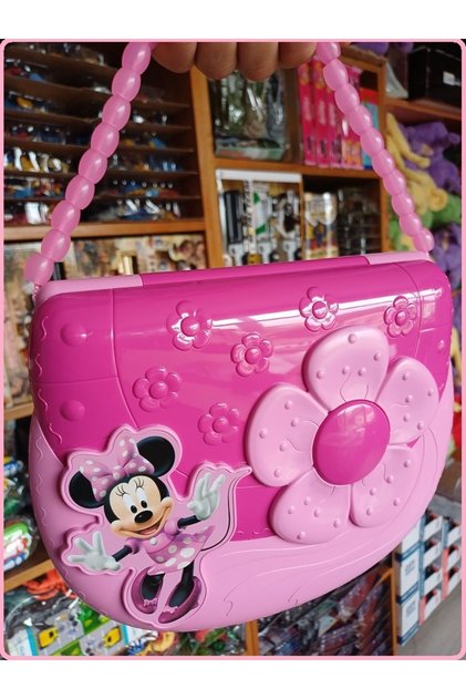 Laptop Eğitici Dijital Ekranlı Sesli Bilgisayar Minnie Mouse Çanta Tip Disney