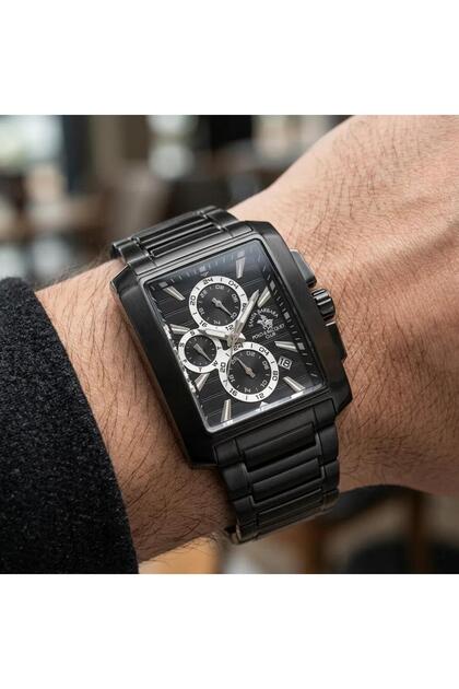 Black Steel Case Functions Active Men's Wristwatch Sb.10.1175.4