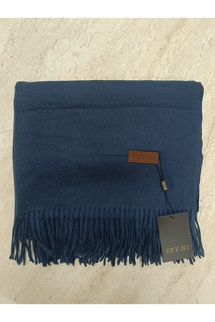 Zeyn-i Premium Yün Kaşmir Dokulu Omuz Şalı