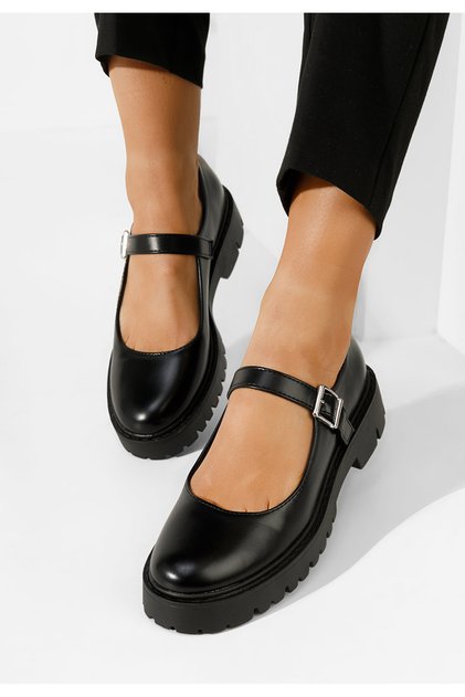 Pantofi casual dama Orias negri