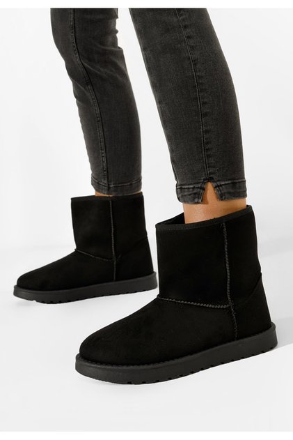Cizme tip Ug negre Chica
