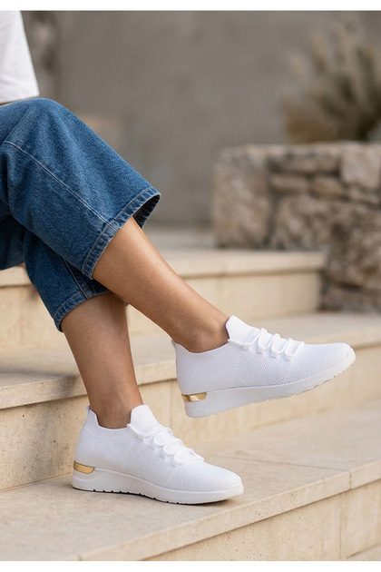 Sneakers dama Bushra albi