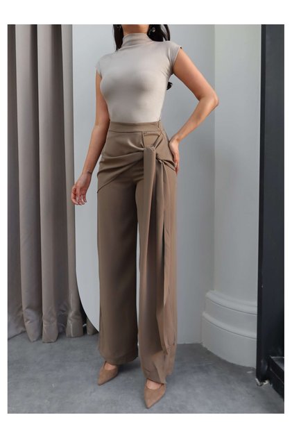 Foulard Tie Palazzo Trousers