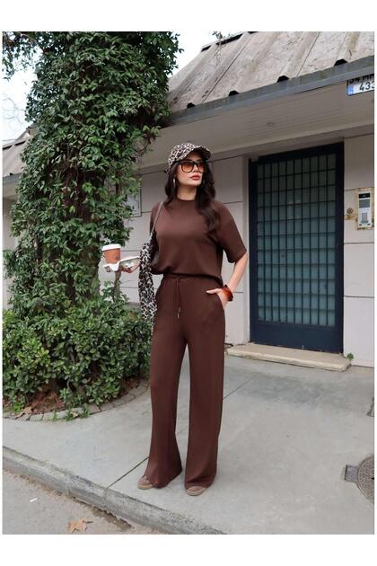 Modal Short-Sleeve Tracksuit Set