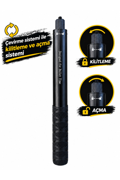 Görünmez Selfie Çubuğu, İnstax6, İnstaX5, X4,X3,X2, İnsta kameralarla uyumlu evrensel vidalı, 110 cm