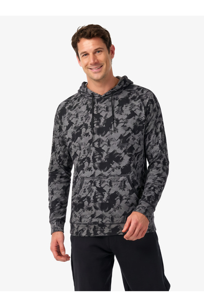 Erkek Termal Sweatshirt 2. Seviye 7579 - Gri Melanj