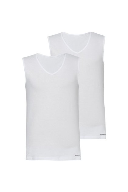 Men's Undershirt 2 Pack Loose Fit 9227 - White