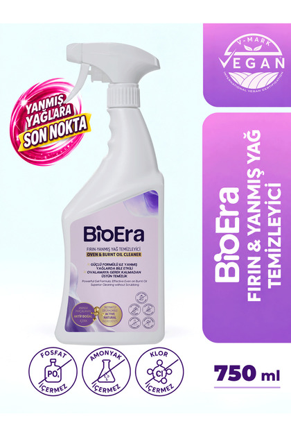 Güçlü ve Doğa Dostu - Fırın Izgara Yanık Yağ Sökücü Temizleyici Sprey 750ml