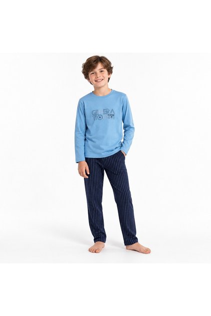 Boys' long-sleeved pajamas