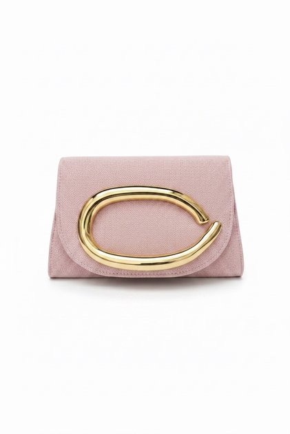Lyra Women's Portfolio Bag Dusty Pink Stylish Evening Dress Clutch Bag Evening Event Bag