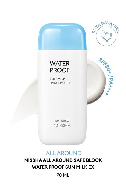 Tere, Waterproof Sun Milk All Around Safe Block Water Proof Spf 50+ Pa++++