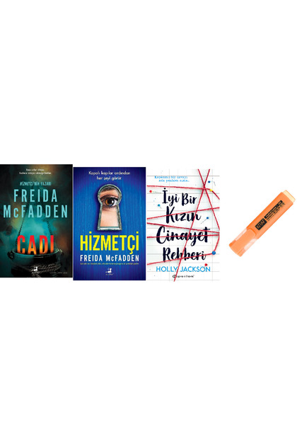 Cadı Freida McFadden + Hizmetçi + İyi Bir Kızın Cinayet Rehberi 3 Book Set Kalem Hd