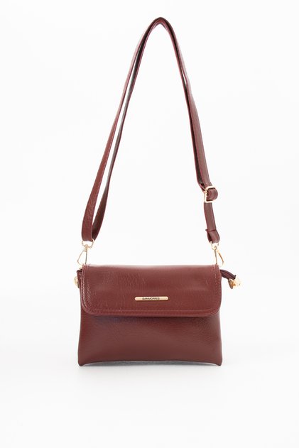 Women's Multi-Compartment Crossbody Shoulder Bag with Flap S-1451